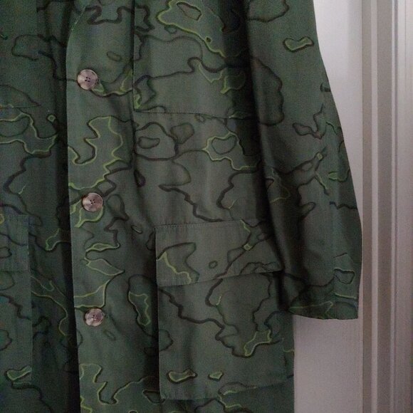Mode of One Camo Lightweight Button Coat Streetwear Gorpcore Military Style L - Picture 5 of 14